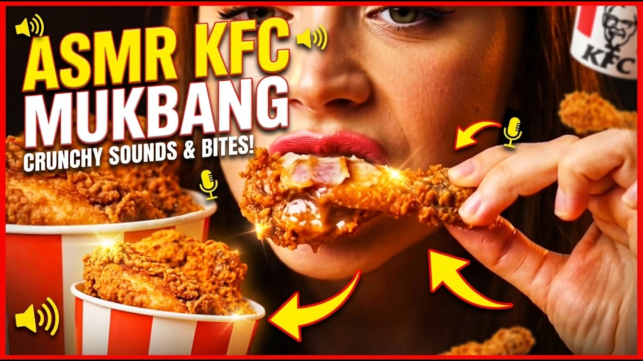 ASMR KFC McDonald's Burger King Subway Pizza Hut Domino’s Wendy’s Taco Bell Five Guys