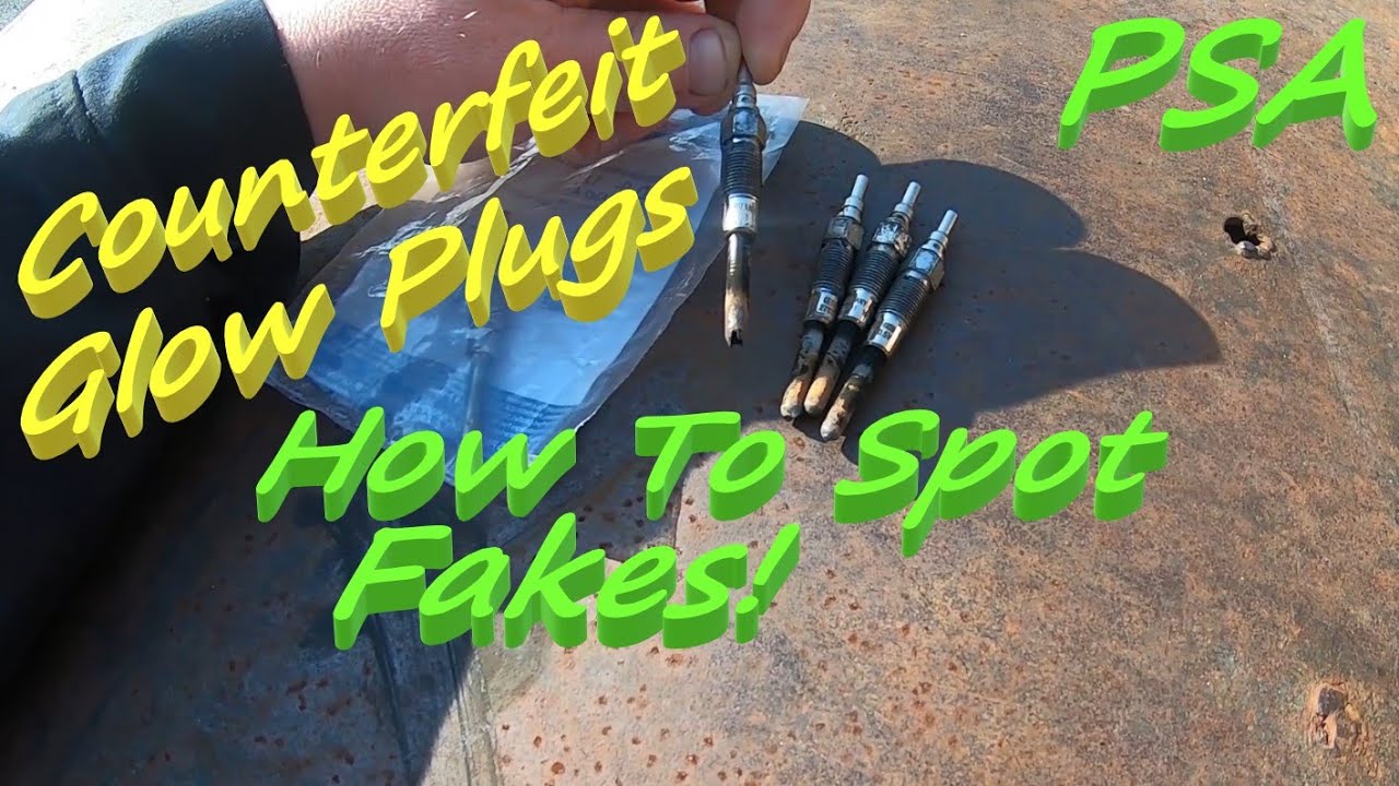 How to spot counterfeit motorcraft glow plugs fakes idi zd9