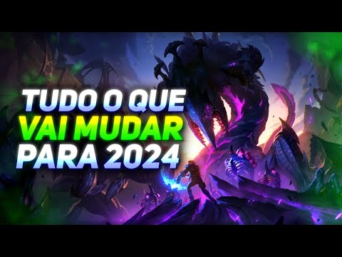 TODAS AS MUDANÇAS NO LOL PARA 2024 - NOVOS ITENS, NOVO MAPA, NOVAS MECÂNICAS