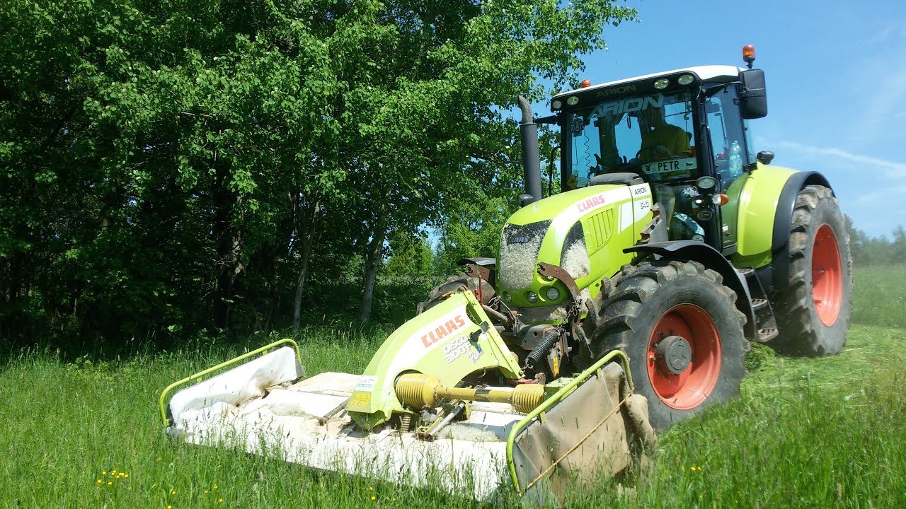 Claas Arion 640 + 2x Claas Disco