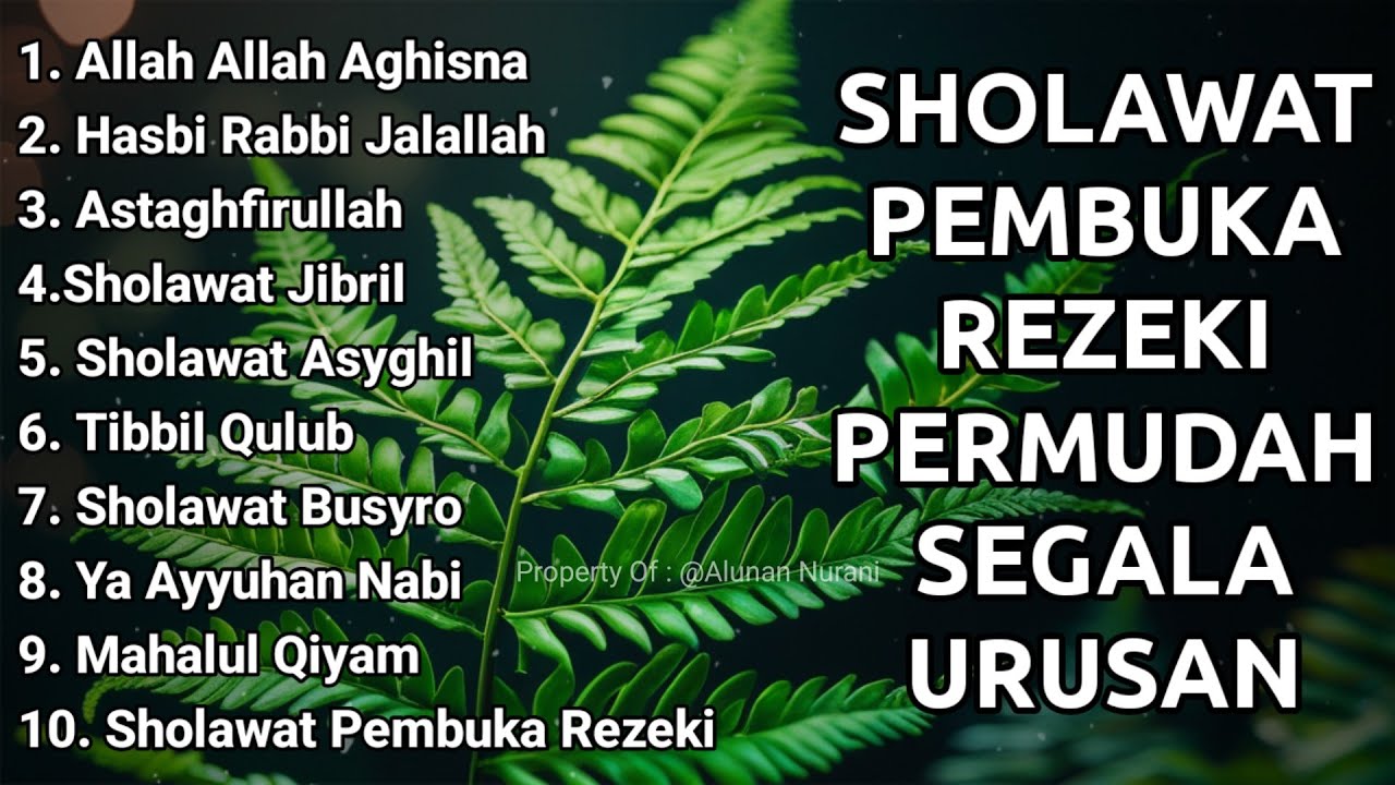 SHOLAWAT JIBRIL PEMBUKA PINTU REZEKI - SHOLAWAT PENYEJUK HATI TERBARU 2026