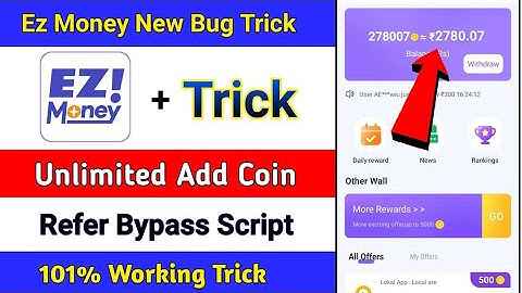 EZMONEY Refer Bypass Trick | EZMONEY App se paise kaise kamay | EZMONEY TASK BYPASS