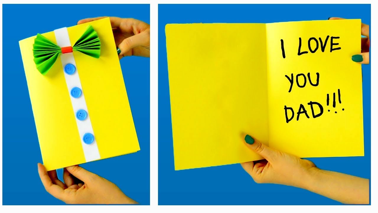 Easy Homemade Father s Day Card Ideas 6 Ways Making Father S Day Card 