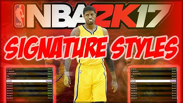 NEW 99 OVR PG ATTRIBUTE UPDATE!! | Best Signature Styles #1 NBA 2K17 - lil_wolf