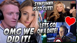 Tfue & Corinna Get Symfuhny A DATE With A MODEL Girl Streamer! Symfuhny FREAKS Out! (Both POVs)