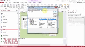 Access 2013 | How to Calculate or Add Tax Rate Field | VeerTutorial