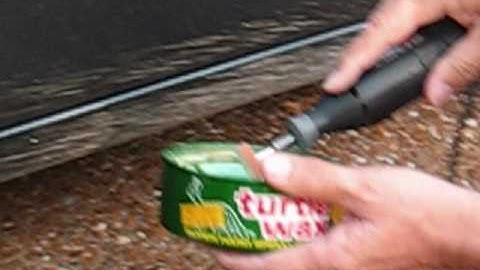 Polishing Auto Dings: Dremel Rotary Tools