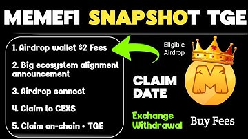 Memefi Latest New Update Snapshot TEG ?  | Memefi Withdrawal New Update today/ ?2025