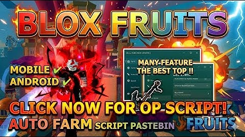 NEW Blox Fruits Script *NO KEY* - Fastest Auto Farm, Devil Fruit Sniper & Auto Mastery!