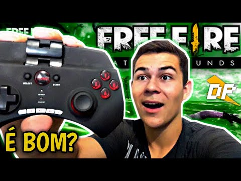 JOGANDO FREE FIRE COM CONTROLE / GAMEPAD IPEGA  9025 / JOGANDO + DONIPLAY + GAMEPLAY