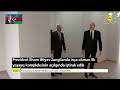 Prezident İlham Əliyev Zəngilanda inşa olunmuş ilk yaşayış kompleksinin açılışında iştirak edib