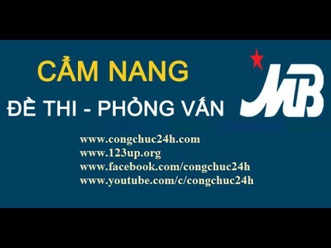 Video Cẩm nang đề thi phỏng vấn MB Bank - youtube