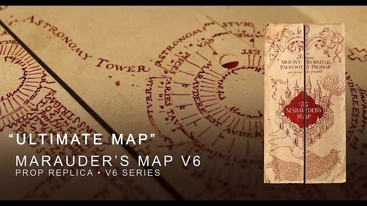 "Ultimate Map" Marauder's Map Replica (v6 series)