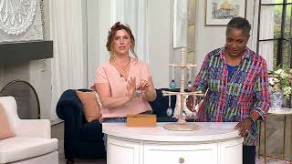 Home Reflections Hand Painted 6pc Mini Glass Egg Ornaments on QVC