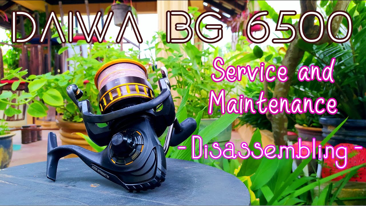 Daiwa BG6500 - Part 1 Disassembling - Reel service and maintenance 