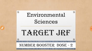 Target JRF | environmental sciences| NTA UGC NET JRF EXAM| envirocademy