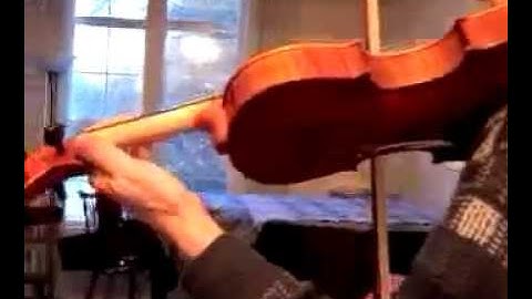 Violin/viola lesson: Shifting from 1st to 3rd position