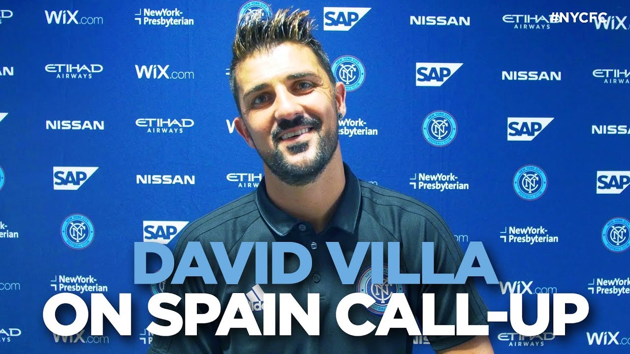 David Villa reacts to Spain Call-up - YouTube