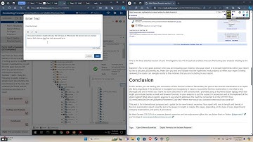 Lab 8: Forensic Investigations on Mobile Devices