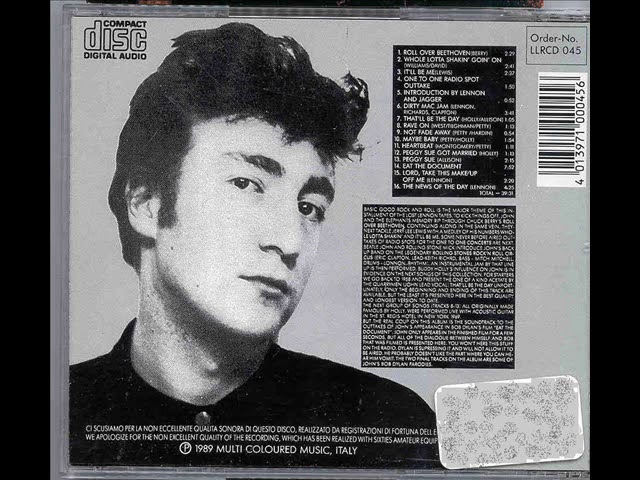 ROLL OVER BEETHOVEN -  WHOLE LOTTA SHAKIN GOING  ON /  John Lennon The Lost Lennon Tapes Vol.1