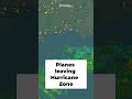 Flight24 radar showing many Planes leaving the Florida  Hurricane Isaias Zone