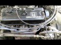 Работа двигателя Honda Accord(3rd generation) 1987г