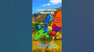 European countries ranked by HDI #mapper #map #mapping #europe #geography #hdi #shorts