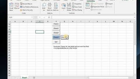 Excel VBA Dynamic Menus