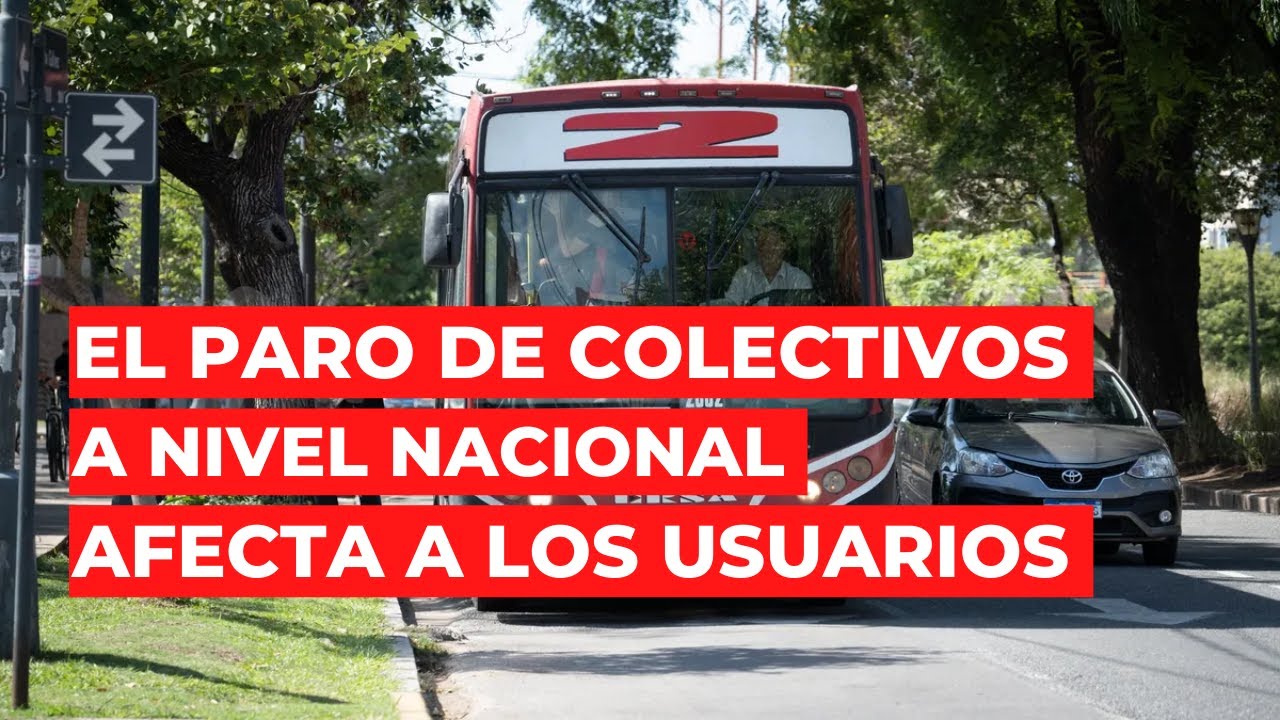 🔴 Paro de colectivos: los choferes de la UTA advierten que las medidas ...