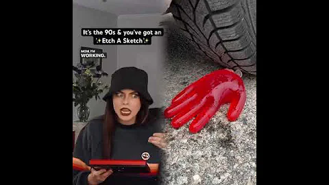 #90skids remember having our precious “Etch A Sketch” masterpieces erased after ALL the hard work!