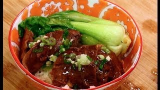 How to cook red braised Chinese pork tongue