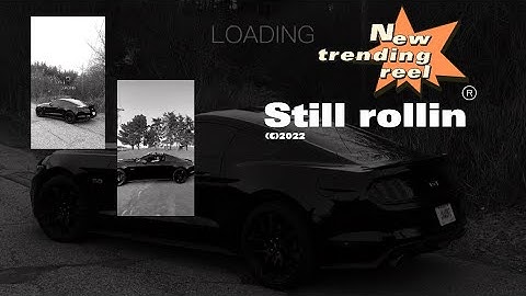 Still rollin trending reel tutorial || capcut loading template with song still rollin #stillrollin