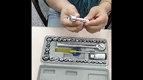 Hand Tool 40 Pcs Auto Repair Hand Tool Combination Socket Wrench Set Good Quality AS467