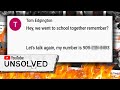 DO NOT CALL THIS NUMBER | YouTube Unsolved