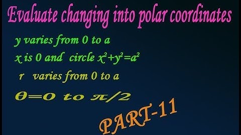 VTU Engineering Maths 1 change into Polar coordinates best example(PART-11)