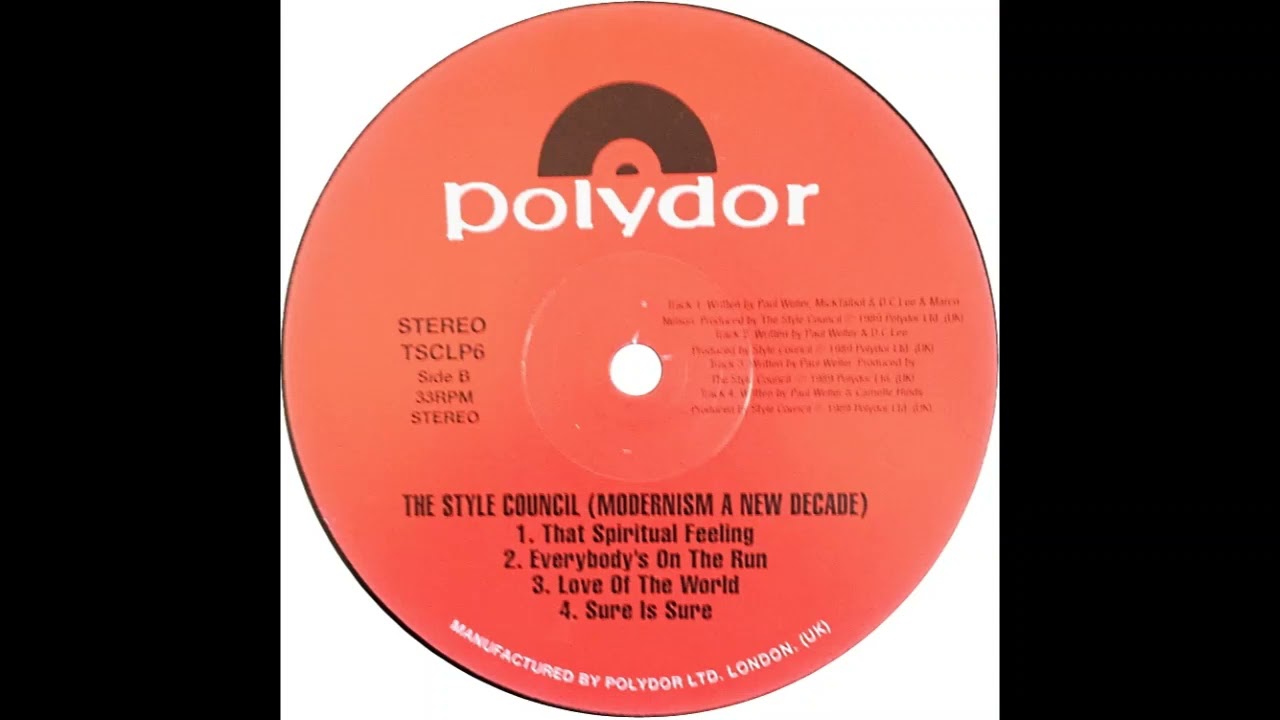 The Style Council - Love Of The World (1989) - YouTube