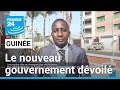 Guine un nouveau gouvernement avec de nombreux ministres venant de ladministration  france 24