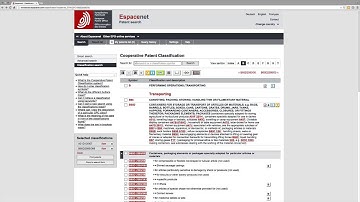 Obtaining Patent Data 3: Espacenet Classification Search