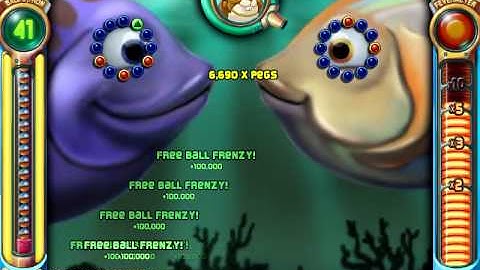 Peggle Cheat: All pegs are green pegs