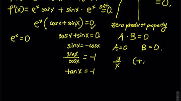 3.3 Part 3 of 3: Derivative of Trigonometric Functions, Horizontal Tangent | Differential Calculus
