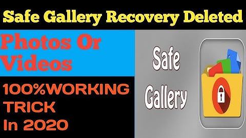 HOW TO RECOVER DELET PHOTO IN SAFE GALLERY||DELET PHOTO KAISE RECOVER KAREIN