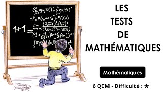 tests de mathématiques - Mathématiques: DNB - 6 QCM - Difficulté : ★