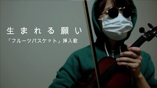 【サングラスのバイオリン】『生まれる願い』「フルーツバスケット」挿入歌　violin.ver/ウタ·アリィ　弾いてみた。-Umareru Ndgai【fruits basket】