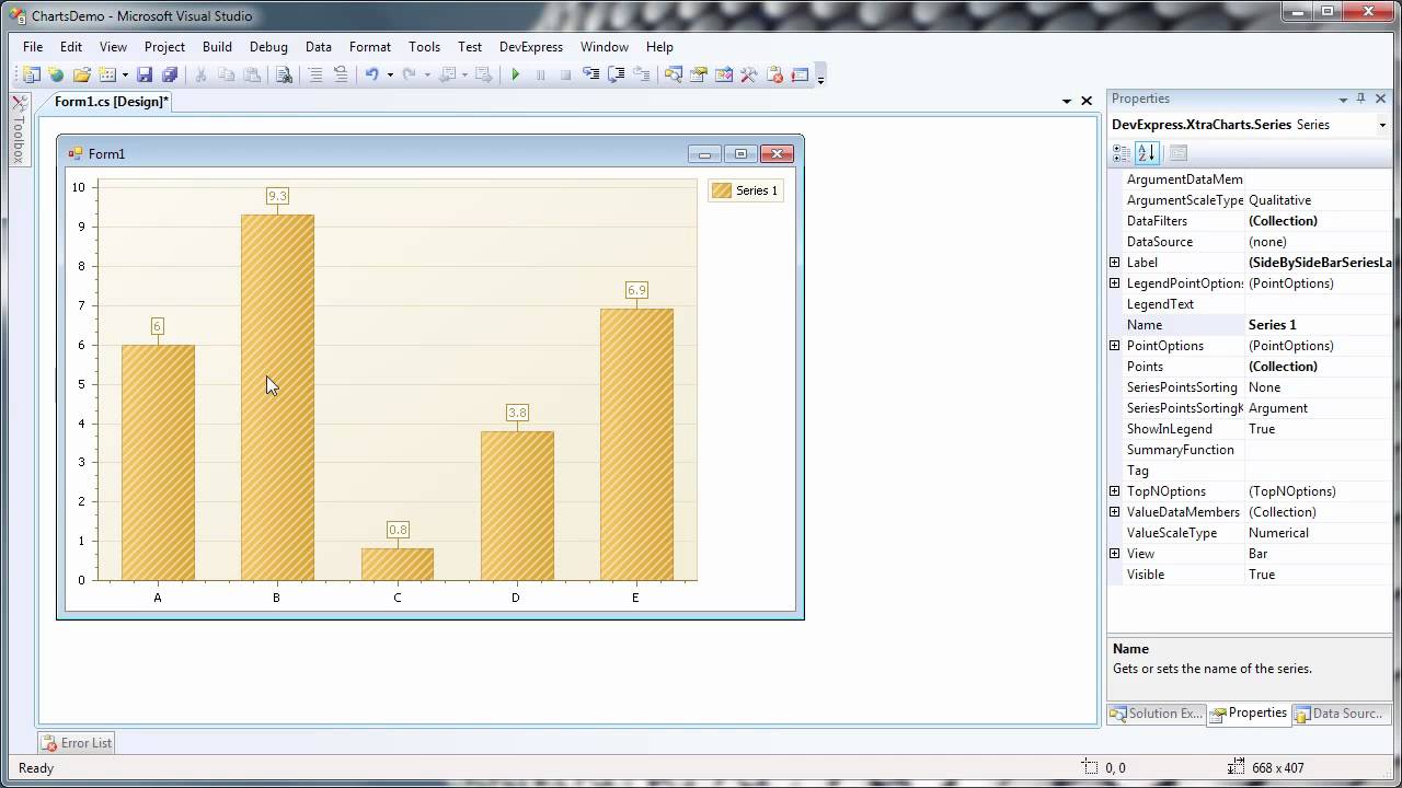 Devexpress 3d Chart