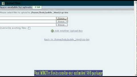 [MRGTecHelp.com CPANEL X3 Tutorial Series] Using File Manager in cPanel