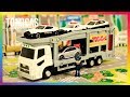 トミカでタイムラプス(コマ撮り)パトカーとキャリアカー TOMICAS Stop Motion Video