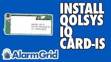 Installing the Qolsys IQ Card-IS to the Qolsys IQ Panel 2