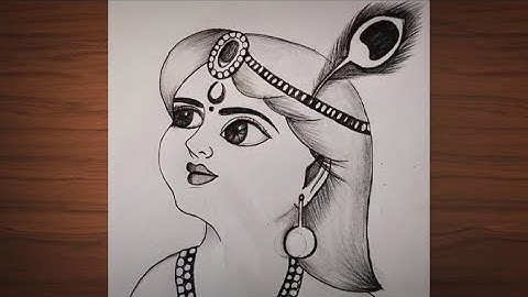 How to make easy krishna drawing  l krishnabhagwan drawing| Chitra | Drawing Pictures |#krishna 🙏🏻🙏🏻