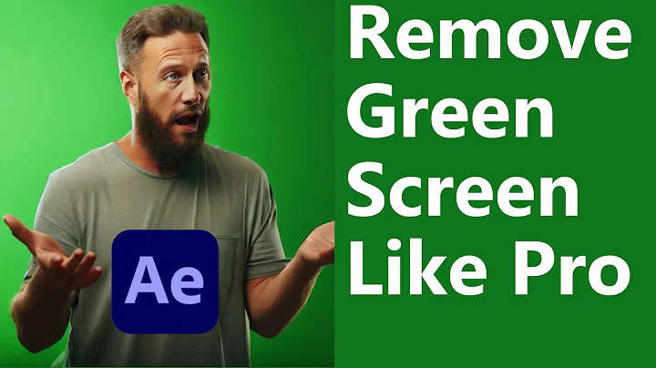 Remove Green Screen Like a Pro | Adobe after effects