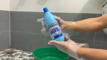 Cách tẩy trắng quần áo bằng Javel
